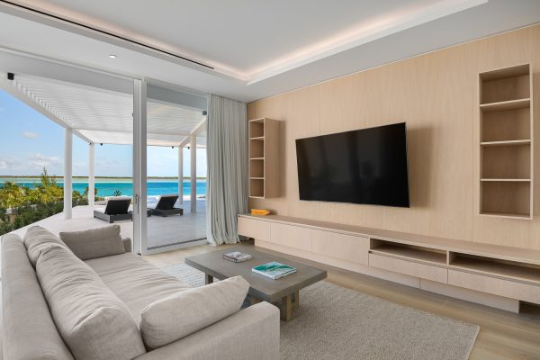 luxury vacation villa rental turks and caicos islands sandy shore bash-11