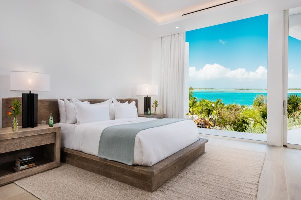 luxury vacation villa rental turks and caicos islands sandy shore bash-17