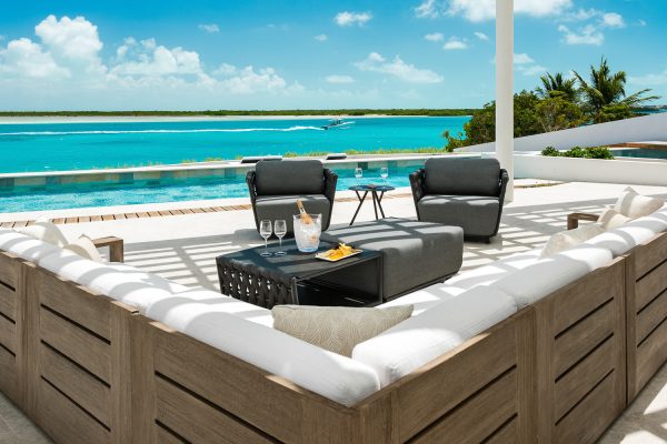 luxury vacation villa rental turks and caicos islands sandy shore bash-27