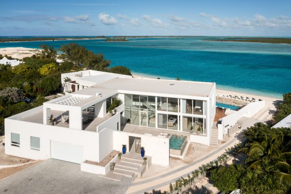 luxury vacation villa rental turks and caicos islands sandy shore bash-30