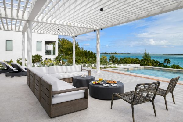luxury vacation villa rental turks and caicos islands sandy shore bash-31