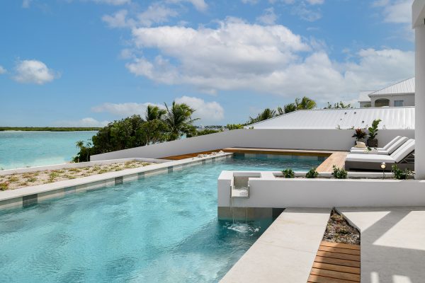 luxury vacation villa rental turks and caicos islands sandy shore bash-34