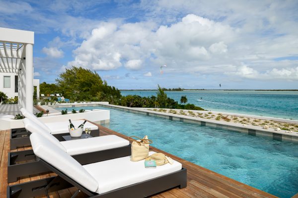 luxury vacation villa rental turks and caicos islands sandy shore bash-35